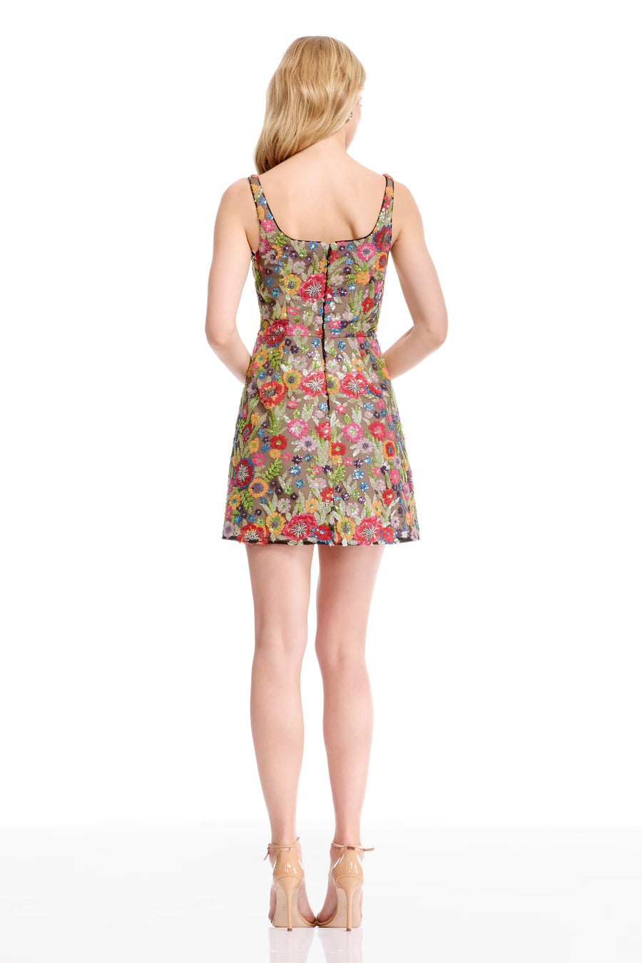 DEVI DRESS / BLACK MULTI