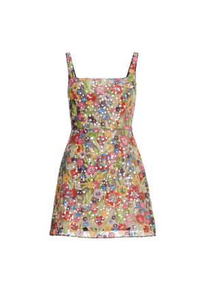 DEVI DRESS / BLACK MULTI