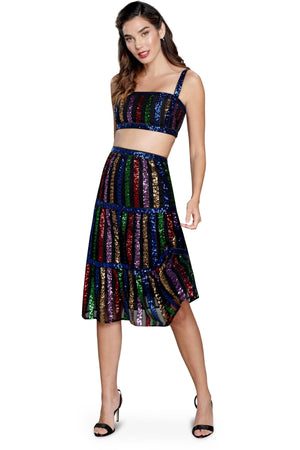 Diaz Dress / BLACK MULTI