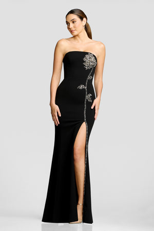 Dion Gown / BLACK-SILVER