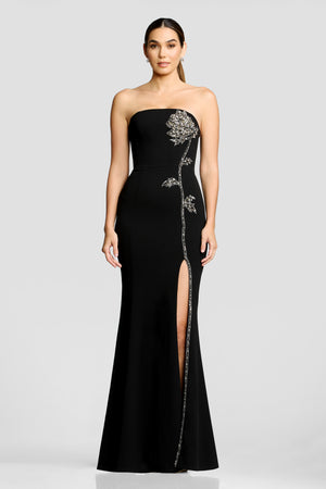Dion Gown / BLACK-SILVER