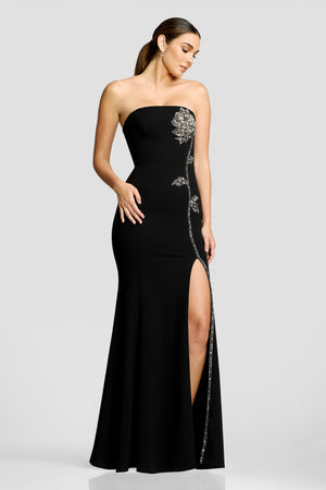 Dion Gown / BLACK-SILVER
