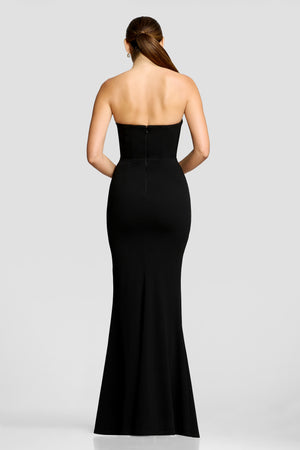 Dion Gown / BLACK-SILVER