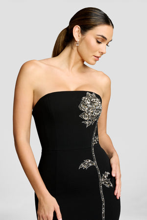 Dion Gown / BLACK-SILVER