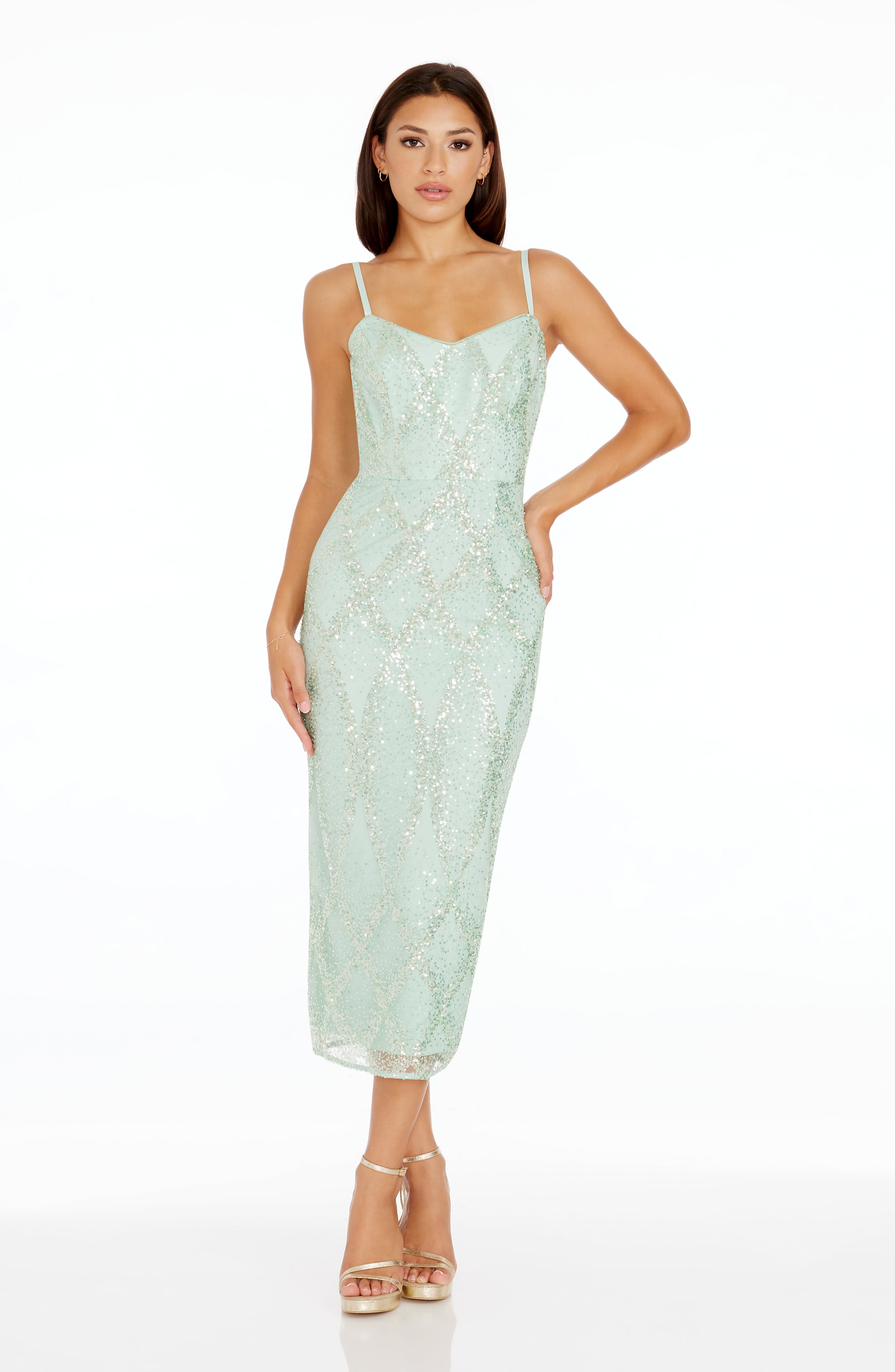 strapless open back dress Donna Gown – Dress the Population