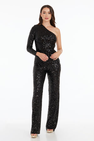 Easton Jumpsuit / JET BLACK