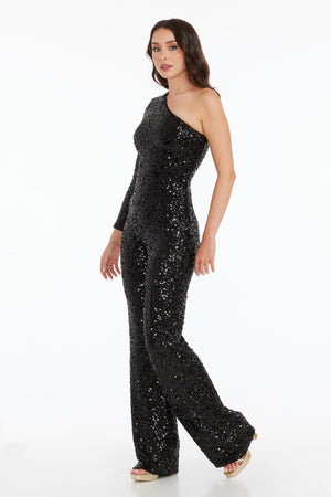 Easton Jumpsuit / JET BLACK