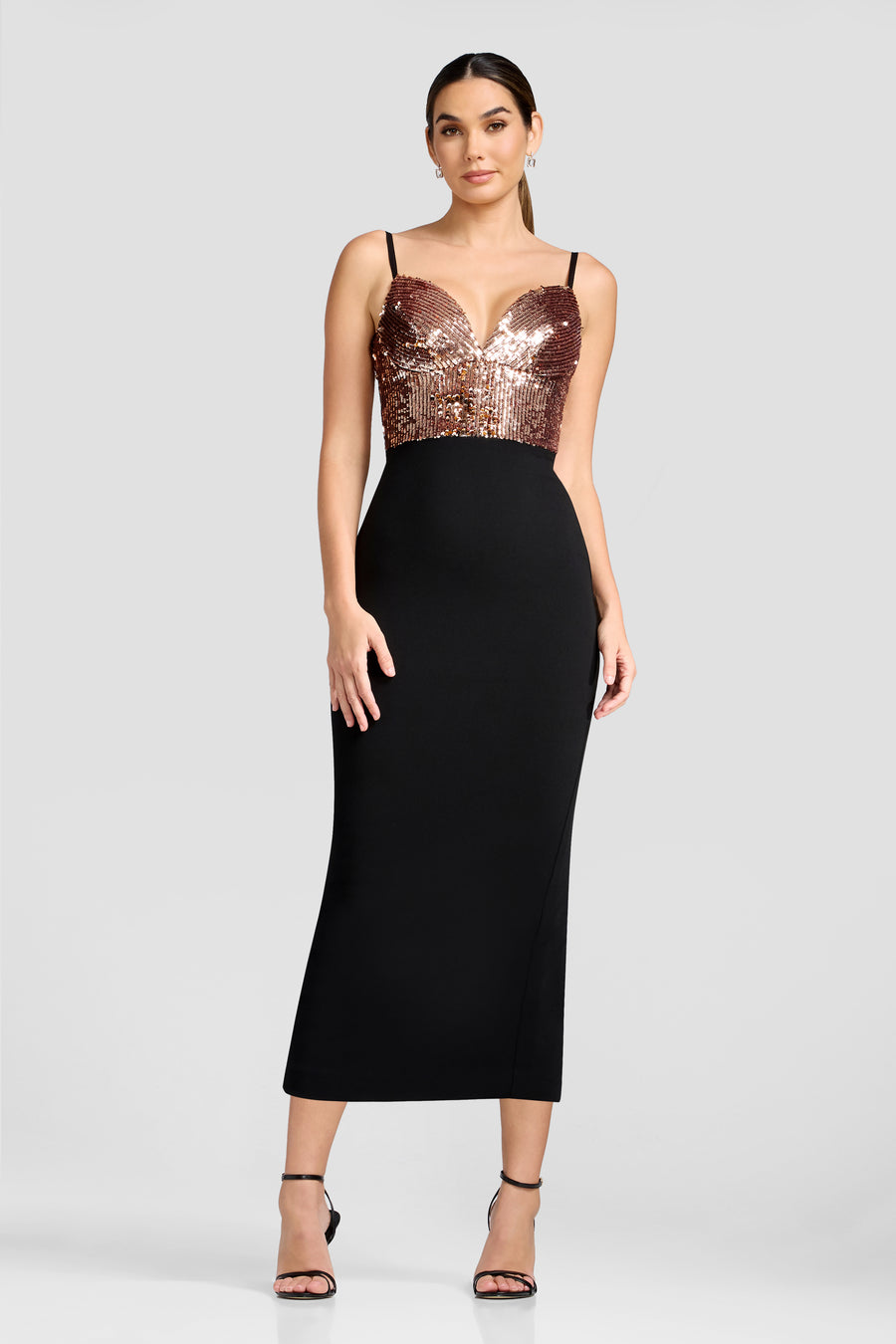 Elana Dress / ROSE GOLD MULTI