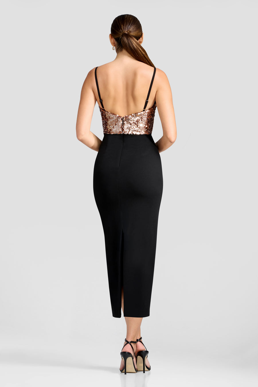 Elana Dress / ROSE GOLD MULTI