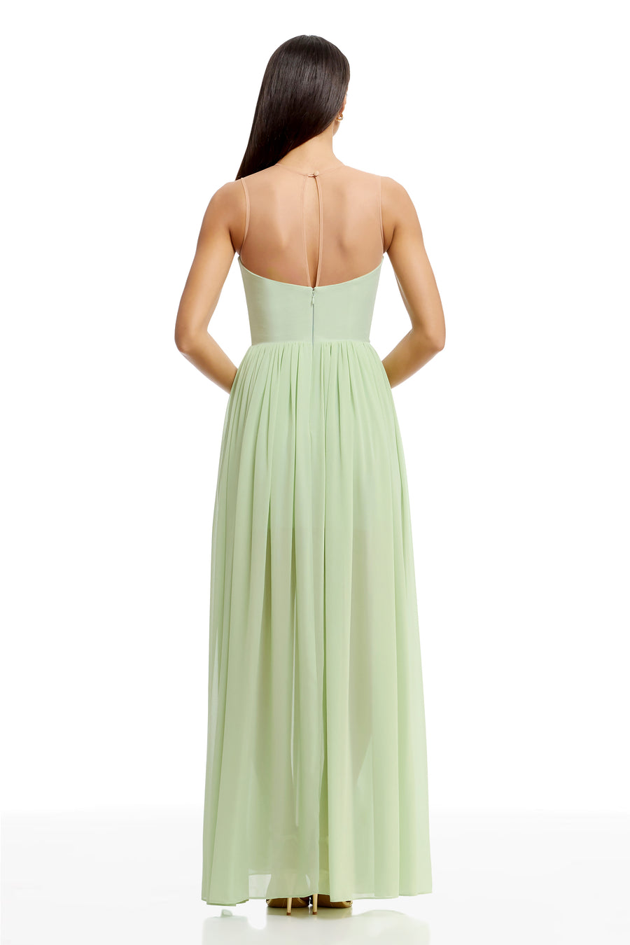 dress the population eleanor gown Dress the Population Women's Eleanor Strapless Gown - NAVY