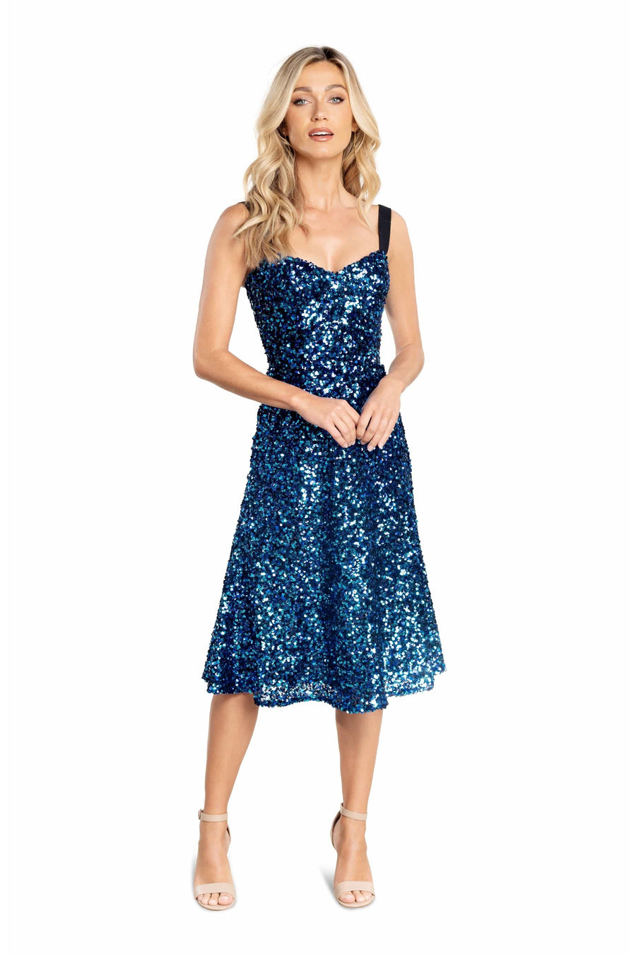 Elena Dress / COBALT MULTI