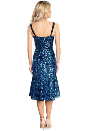 Elena Dress / COBALT MULTI