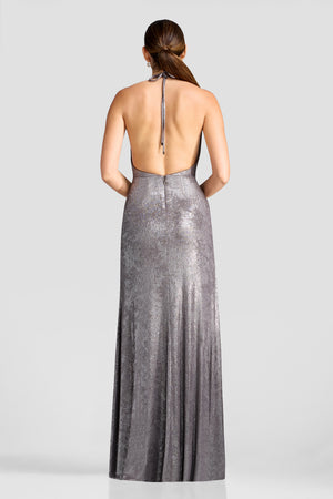 Elide Dress / GUNMETAL