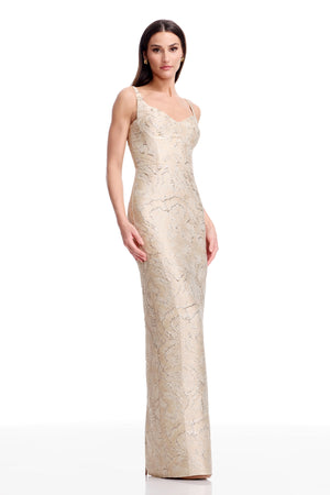 Elijah Gown / CHAMPAGNE