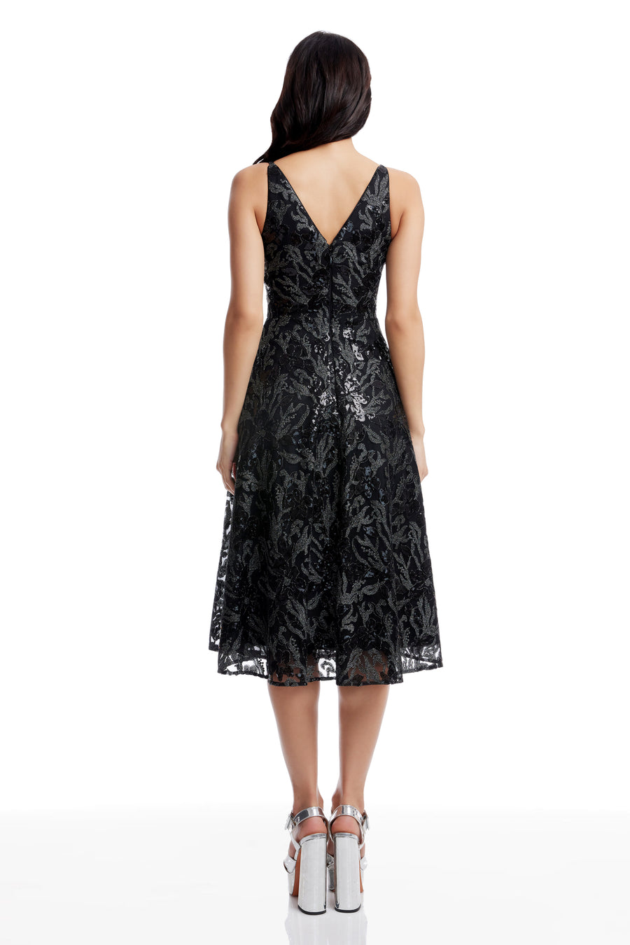 Elisa Dress / BLACK MULTI