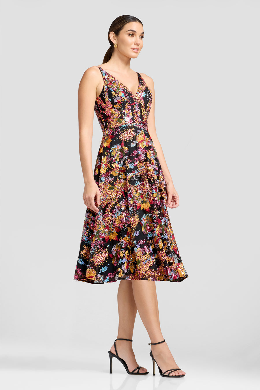 ELISA DRESS / PAPAYA MULTI