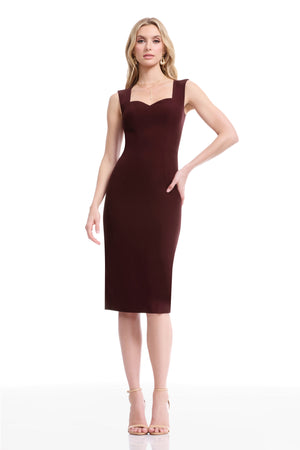 Elle Dress / BURGUNDY