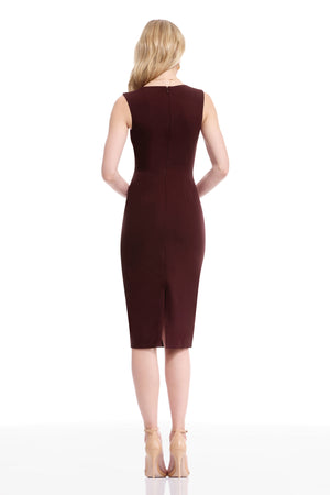 Elle Dress / BURGUNDY