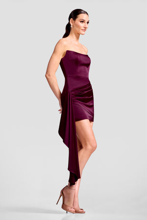 Elodie Dress / DARK CHERRY