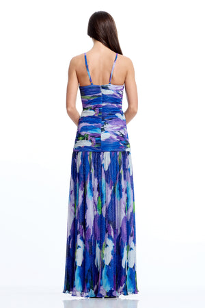 Elora Gown / ELECTRIC BLUE MULTI