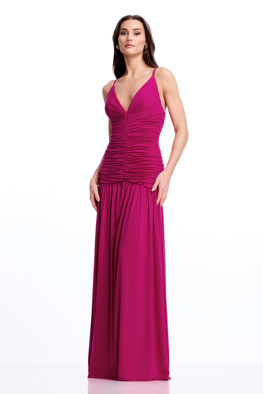 Elora Gown / DARK FUCHSIA