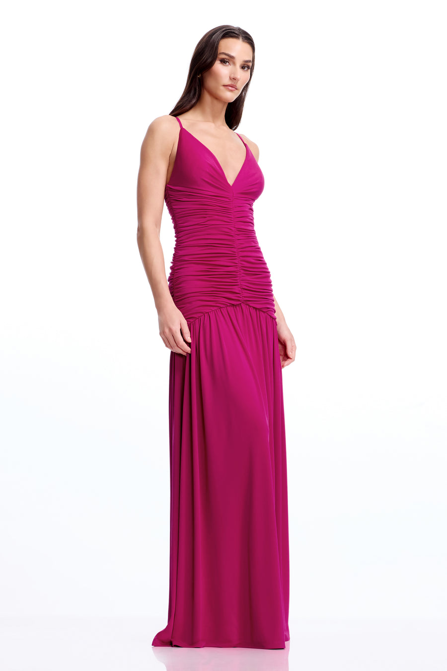 Elora Gown / DARK FUCHSIA