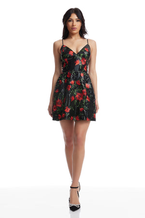 Elva dress / ROUGE MULTI