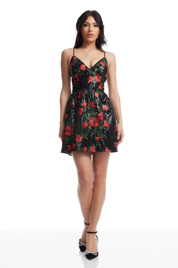 Elva dress / ROUGE MULTI