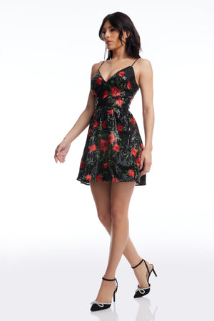 Elva dress / ROUGE MULTI