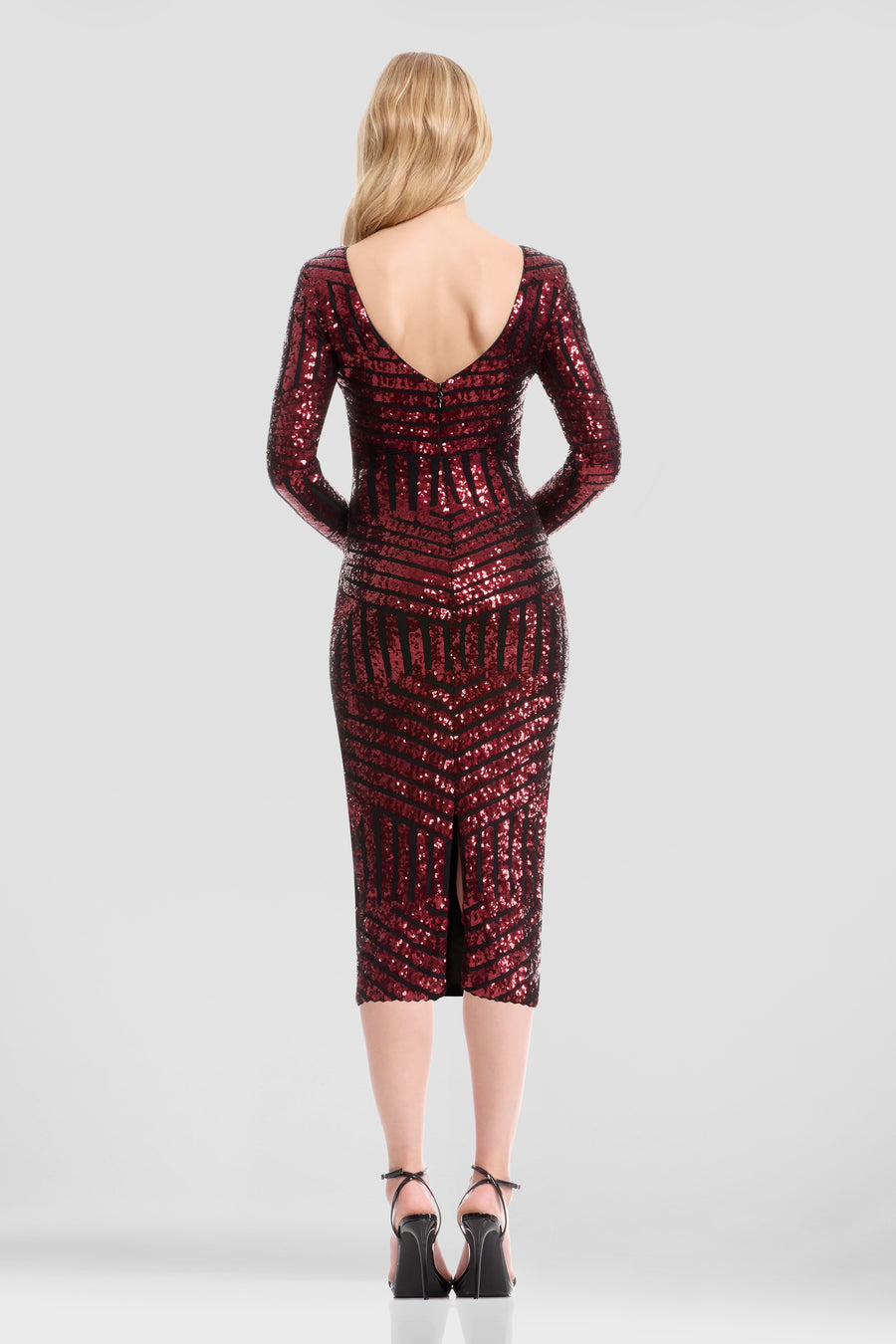 Emery Dress / BLACK/BERRY