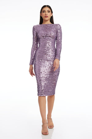 Emery Dress / LAVENDER MULTI