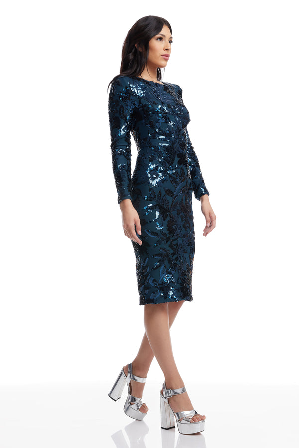 Emmalyn Dress / DEEP TEAL