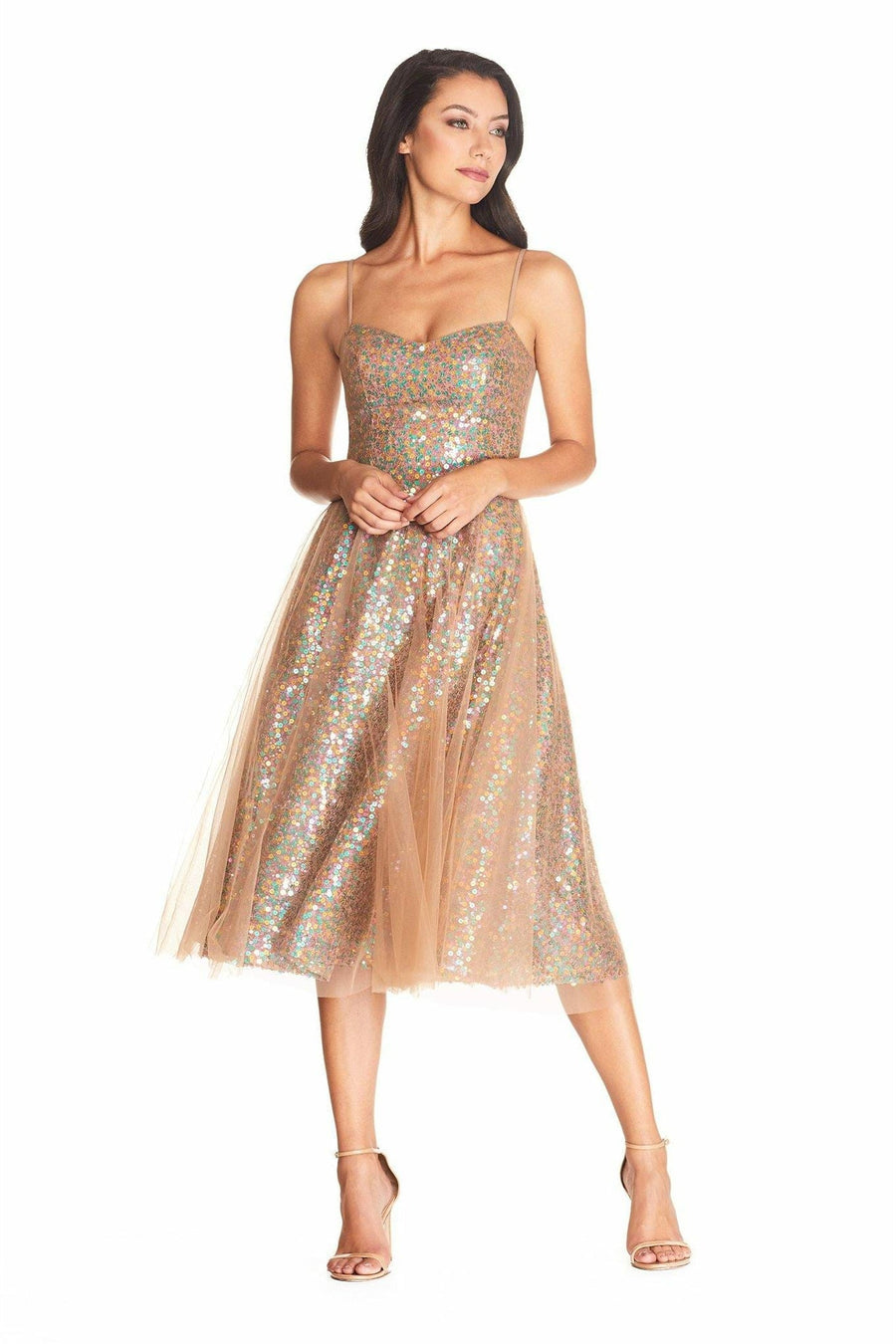 Ensley Dress / NUDE MULTI