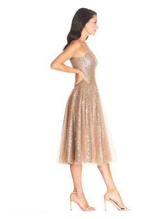 Ensley Dress / NUDE MULTI