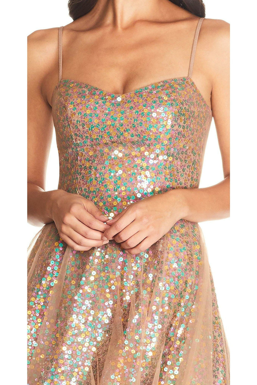 Ensley Dress / NUDE MULTI