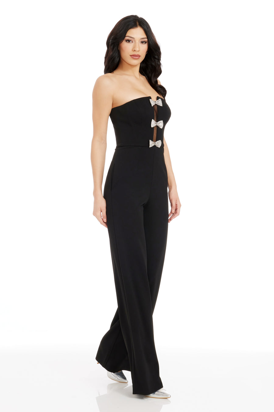 dress the population emmet gathered crepe jumpsuit Dress the Population | Pants & Jumpsuits | Dress The Population Emmet Jumpsuit Pine Green Xs