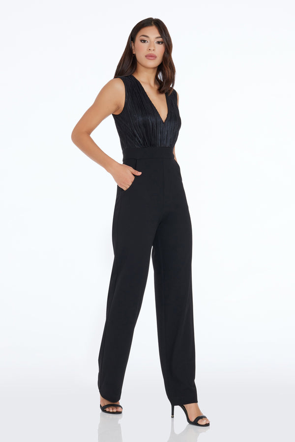 Everette Jumpsuit / BLACK-BLACK