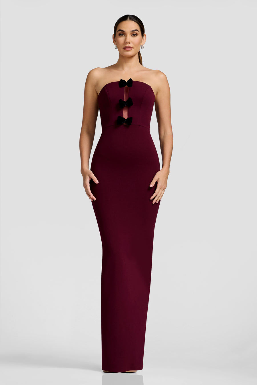 Everly Dress / DARK CHERRY