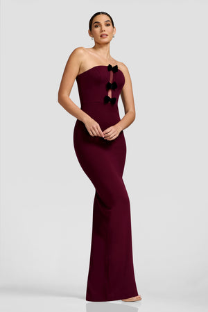 Everly Dress / DARK CHERRY