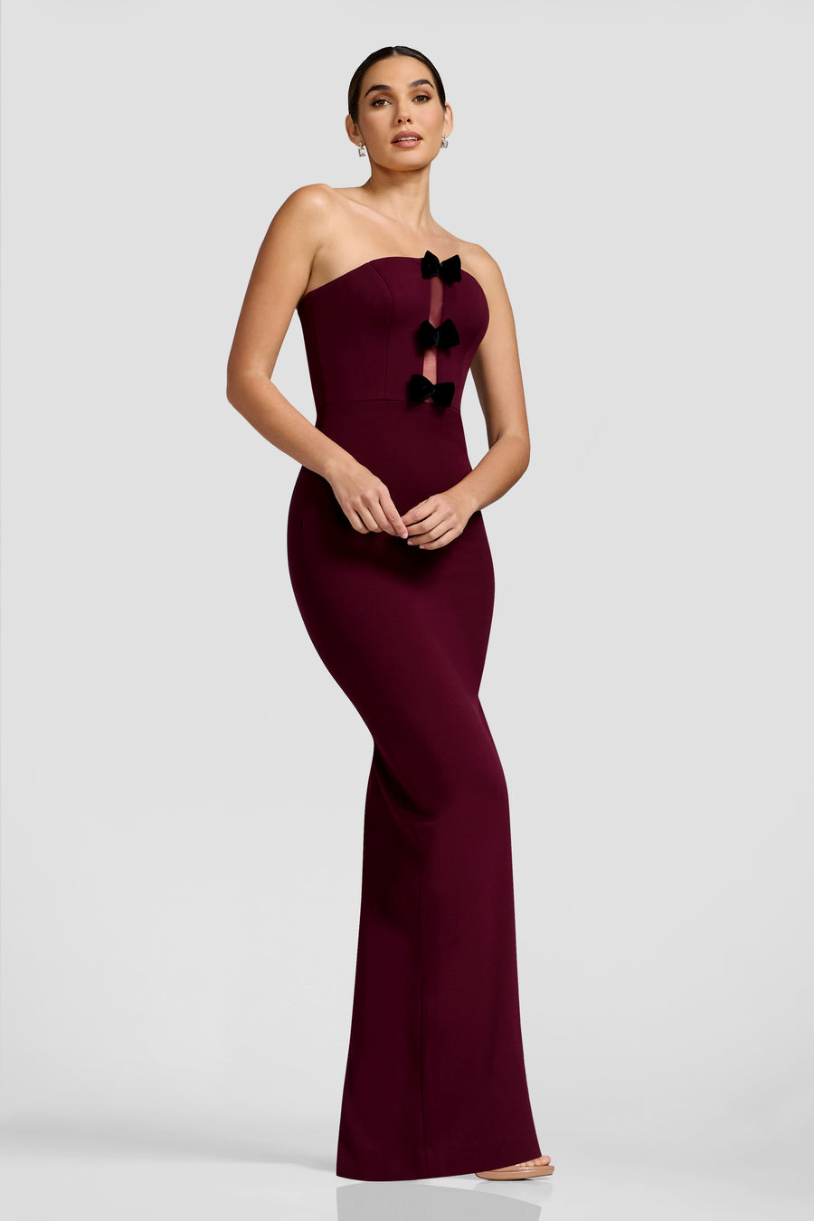 Everly Dress / DARK CHERRY