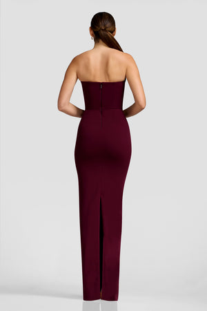 Everly Dress / DARK CHERRY