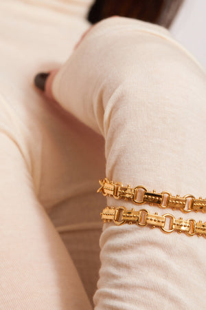 bracelet gold vermeil