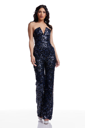 Fernanda Jumpsuit / NAVY MULTI