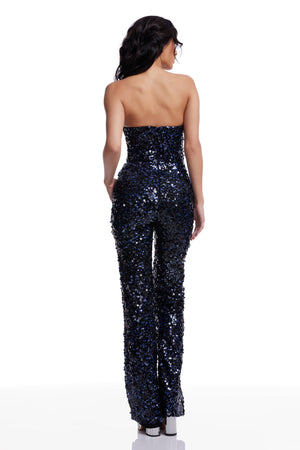 Fernanda Jumpsuit / NAVY MULTI