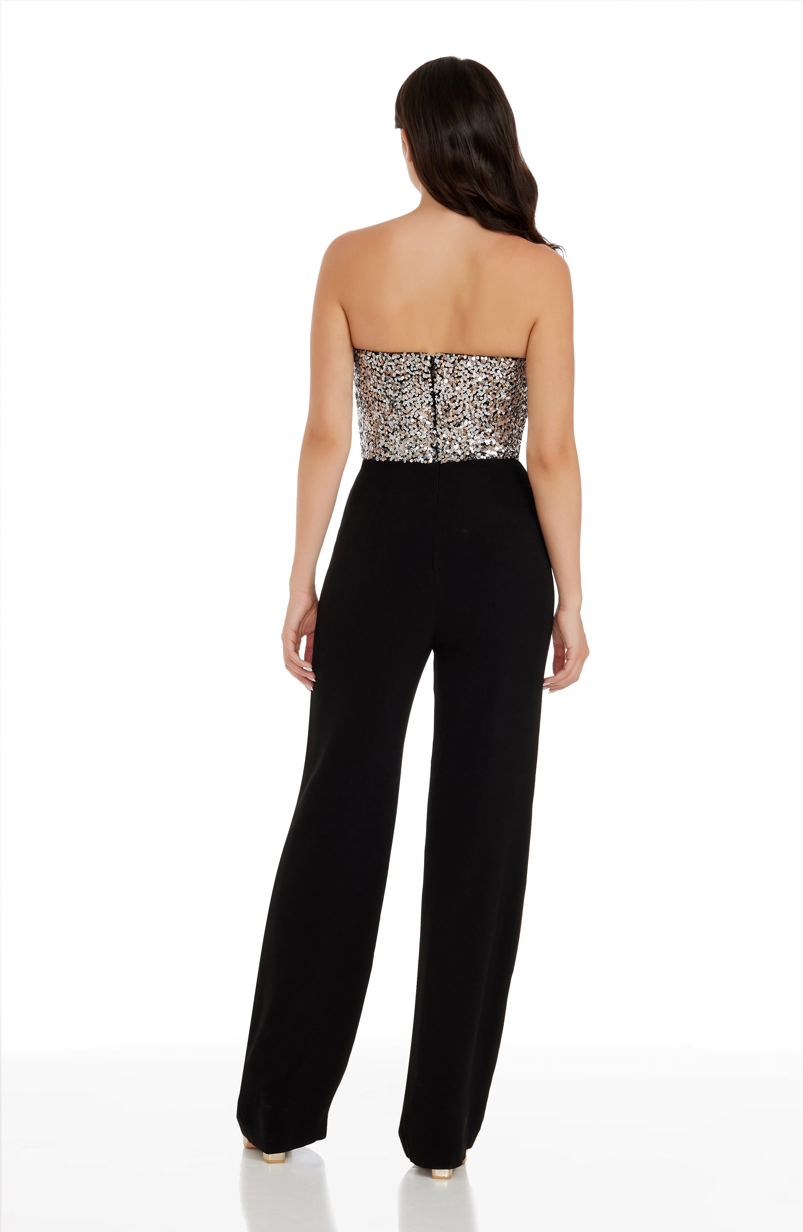 【R&B】Janice Fernanda Sequin Top Jumpsuit – Dress the Population