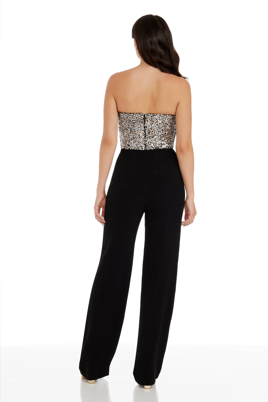 Fernanda Jumpsuit / SILVER-BLACK