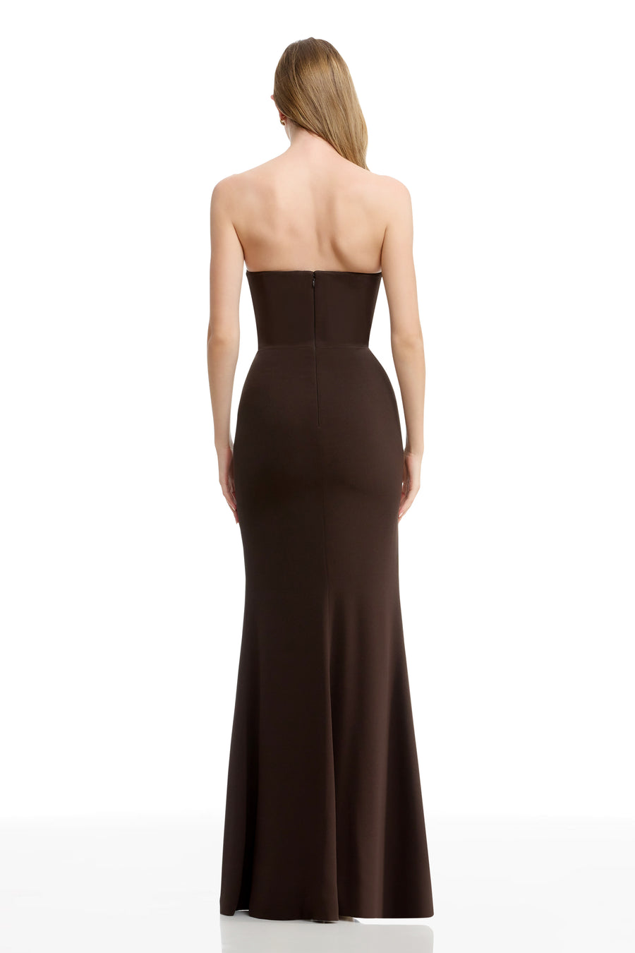 fernanda strapless evening gown dress the population Fernanda Gown XXS / SAGE