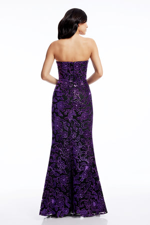 Fernanda Gown / MIDNIGHT PLUM-BLACK