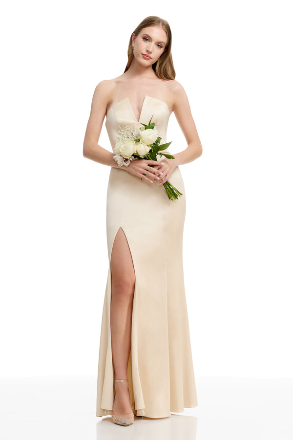Champagne Bridesmaid Dresses Dress the Population Champagne Bridesmaid Dresses Dress the Population