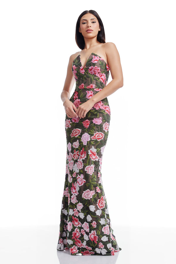 Fernanda Gown / Pink Rose Multi